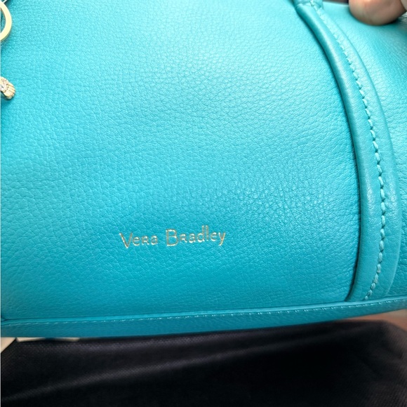 🥳🥳 HOST PICK 🥳🥳  Vera Bradley Aqua Satchel - Picture 3 of 8